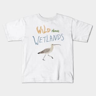 Wild About Wetlands Curlew Kids T-Shirt